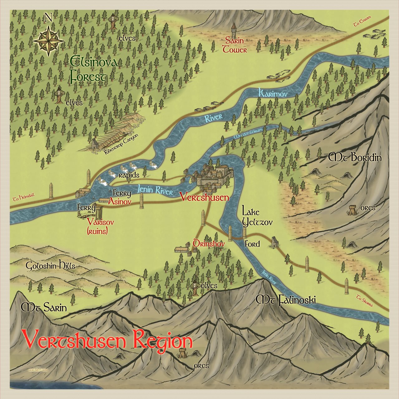 Nibirum Map: vertshusen region by Quenten Walker